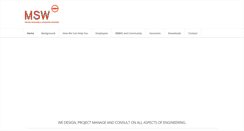 Desktop Screenshot of msw.za.com